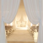 Beautiful wedding drapes