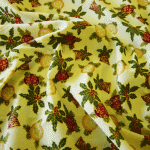 Christmas Print Bells and Holly