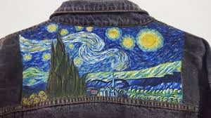 VAN VOUGH ON A DENIM JACKET