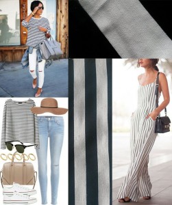 striped fabric spring fashion inspiration