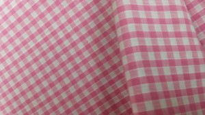 Gingham fabric for interior