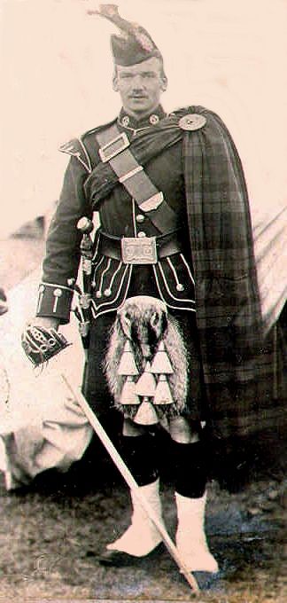 Scottish highlander tartan