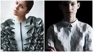 structured neoprene fashion 3D