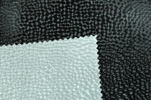 techno look etched circles leatherette vinyl fabric 