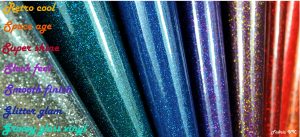 high gloss glitter vinyl fabric