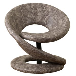 contemporary snakeskin chair 