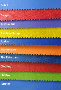 leatherette vinyl fabric textures and colours