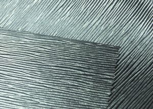 techno look metal ripple leatherette vinyl fabric 