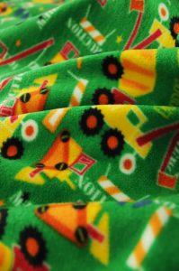 kids truck fleece fabric