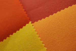 orange and yellow acrylic awning fabric