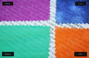 translucent fabric samples