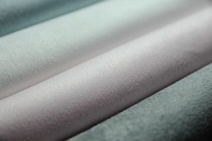 soft pink grey white suedette upholstery fabric