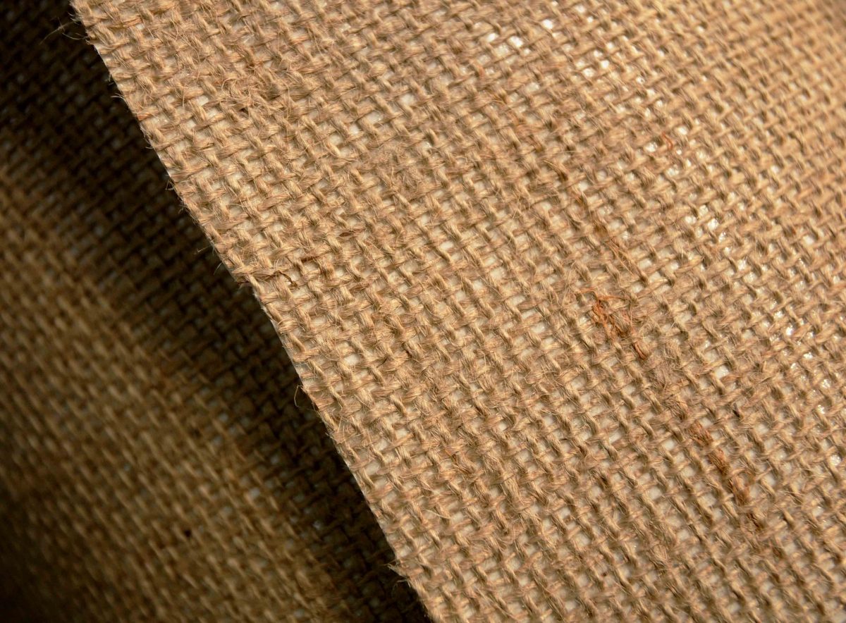 Self Adhesive Fire Retardant Hessian fabric free fabric samples
