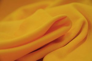 yellow knitted jersey tubular fabric