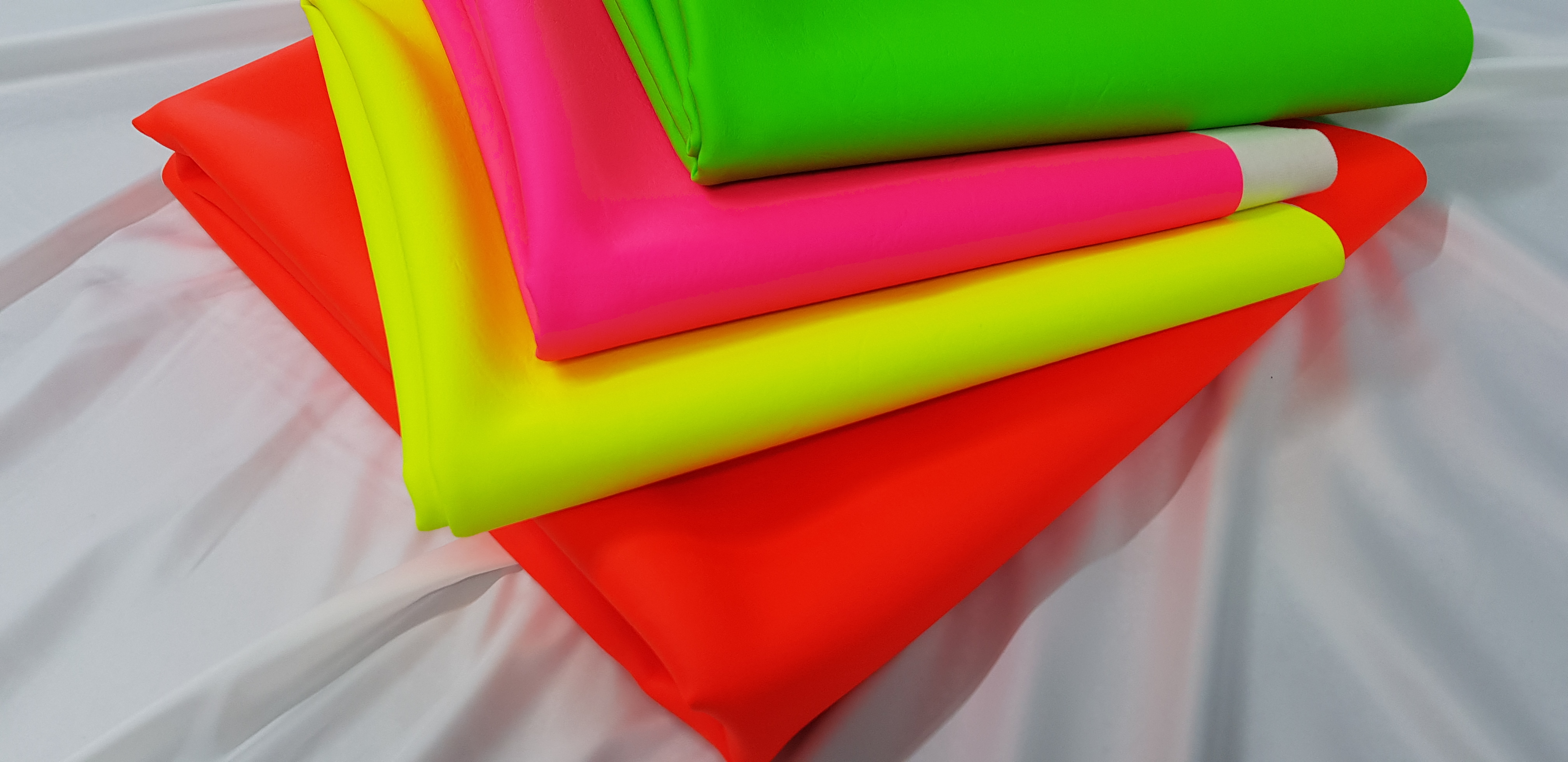 Fluorescent Vinyl Neon Leatherette free fabric samples available 0121