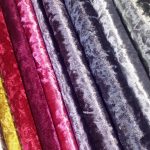 Bling Crushed Velvet Upholstery Fabric