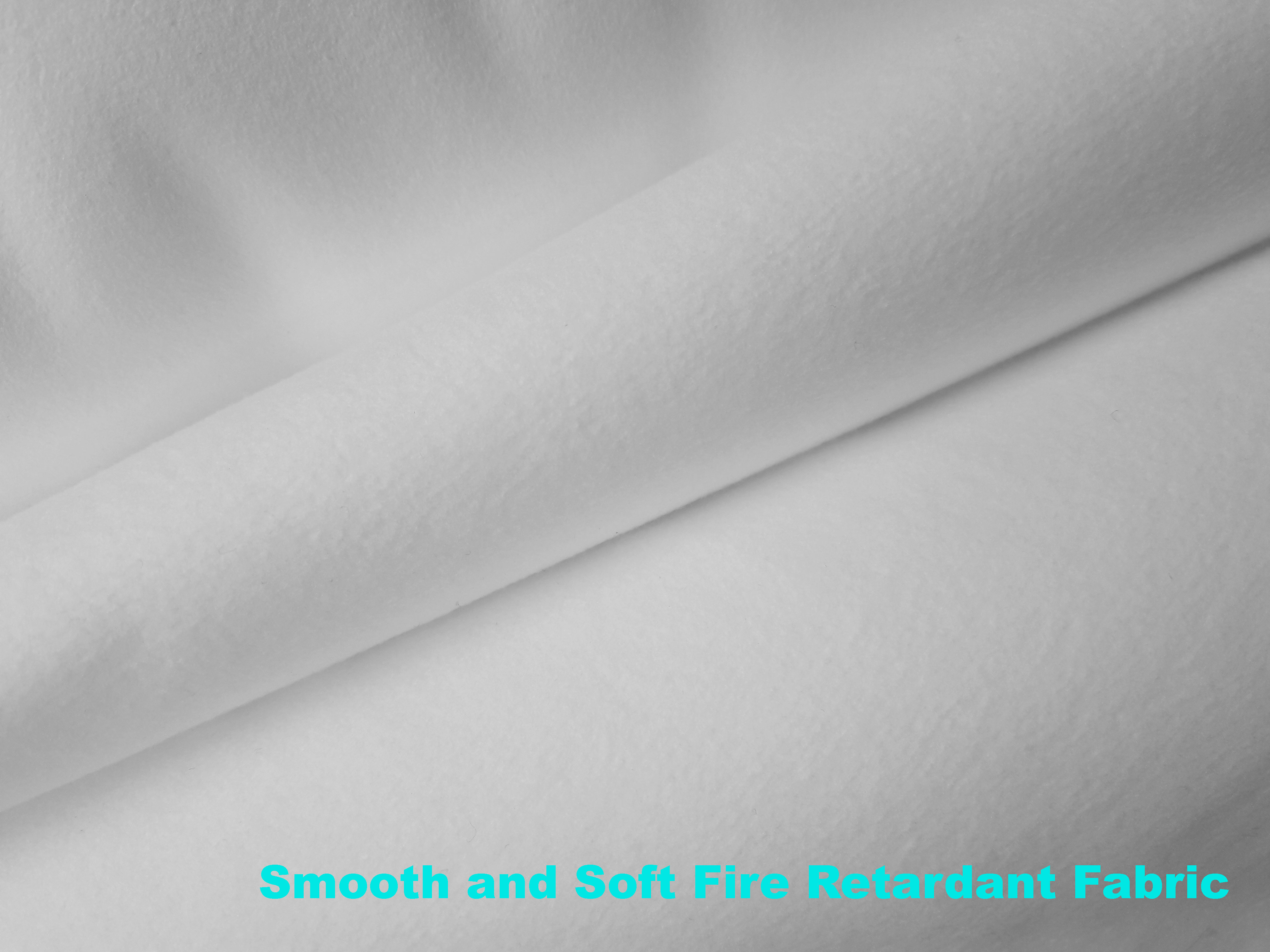Fire Retardant Fabric - Soft Pure White