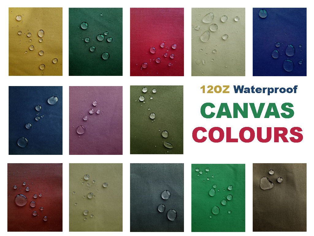 Waterproof Canvas Sample - Water Resistant Cotton Canvas Fabric 12