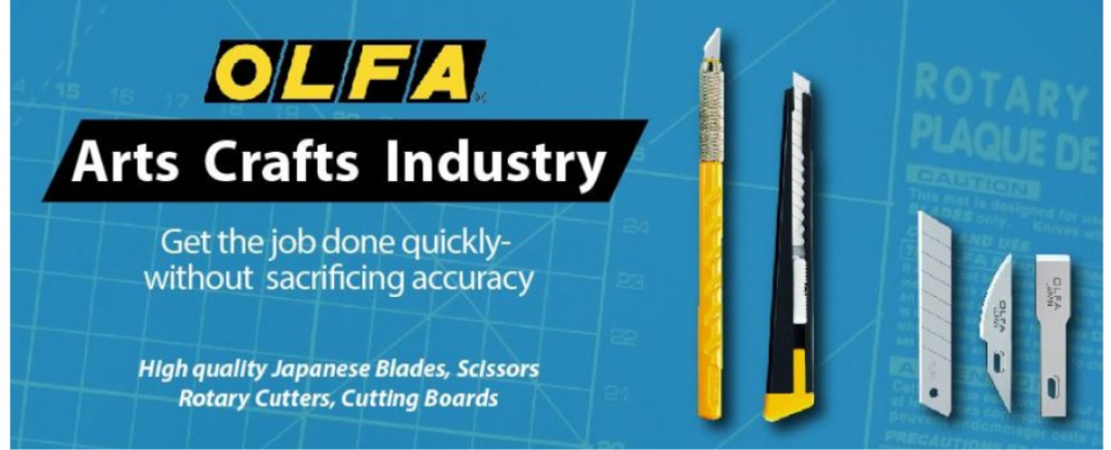 Olfa Cutters - Replacement Blades - Arts & Craft Cutters - industrial Tools - Self Healing Mats 