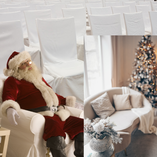 5. DIY Cozy Santa’s Chair Cover