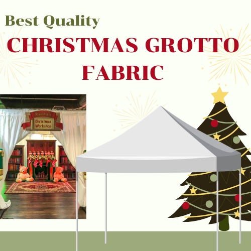 Christmas grotto fabric