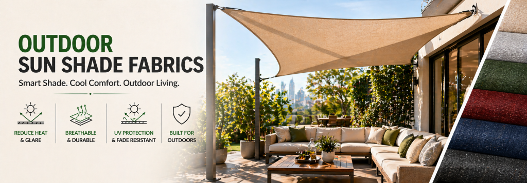 Stylish outdoor sun shade solutions